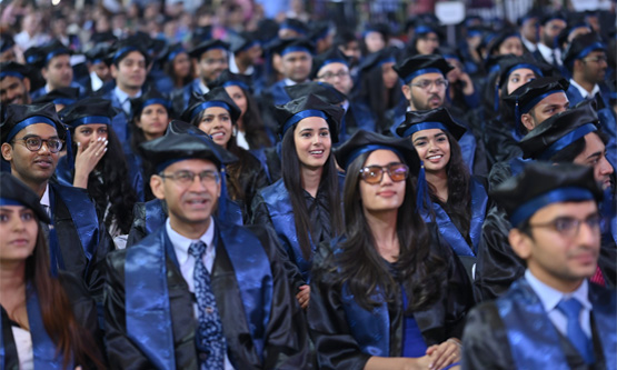 Graduating students at the ISB Mohali campus