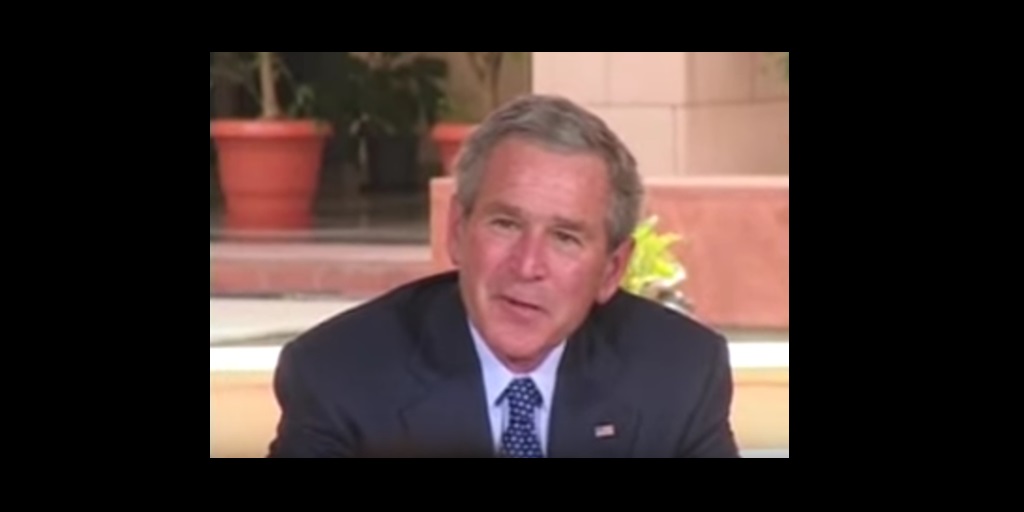 George Bush visit to ISB